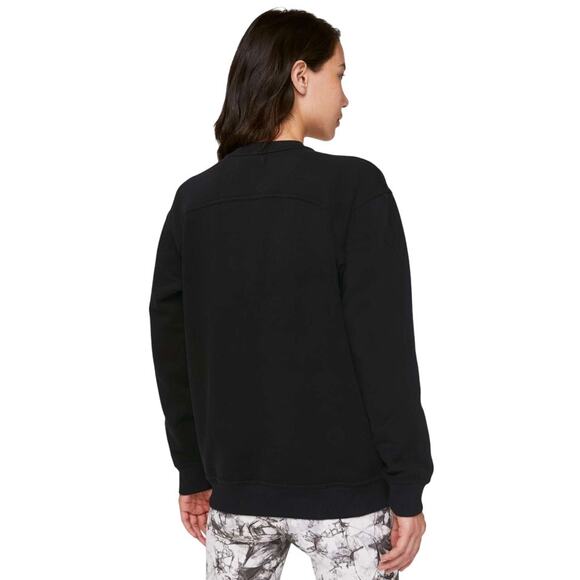 LULULEMON All Yours Crewneck Black Size 8 NWT* - Picture 3 of 8